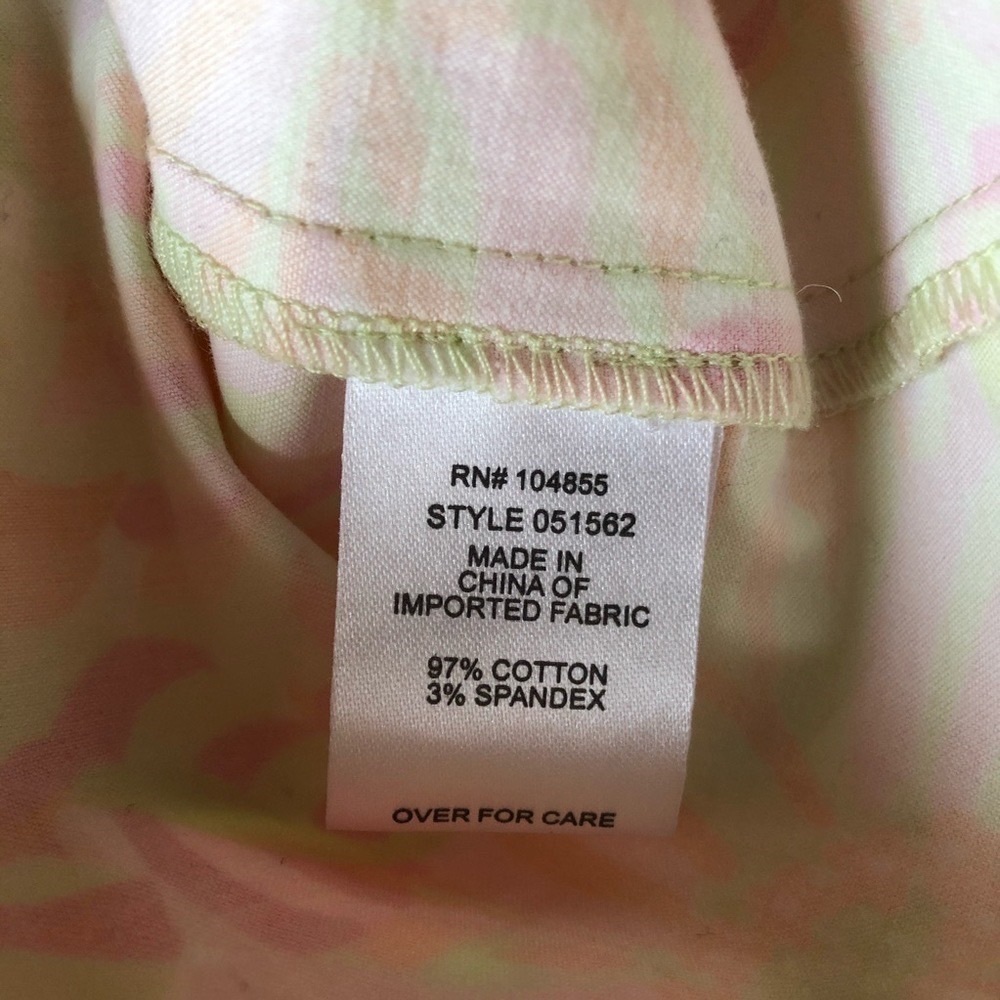 600West Button-up Cotton Blend Floral Jacket Size 8 - Picture 7 of 8